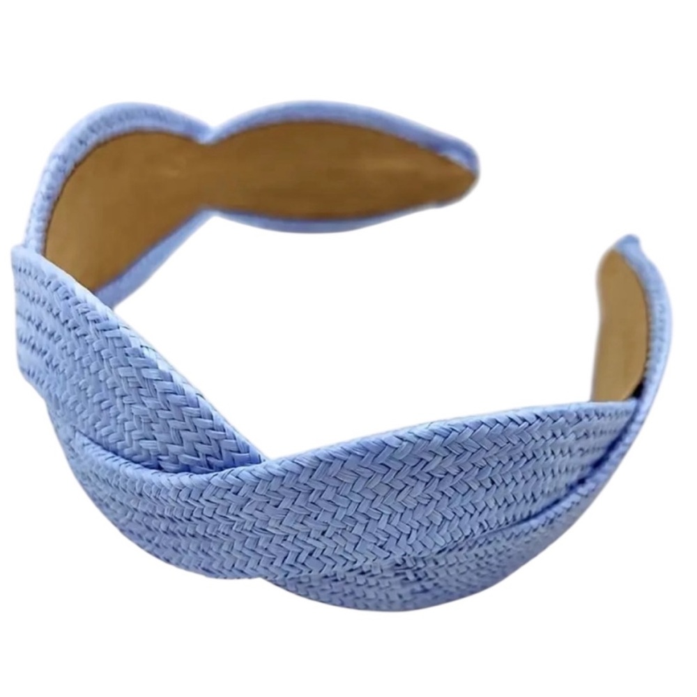 Light Blue Braided Headband